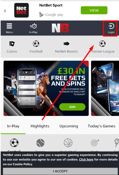 Mobile Netbet